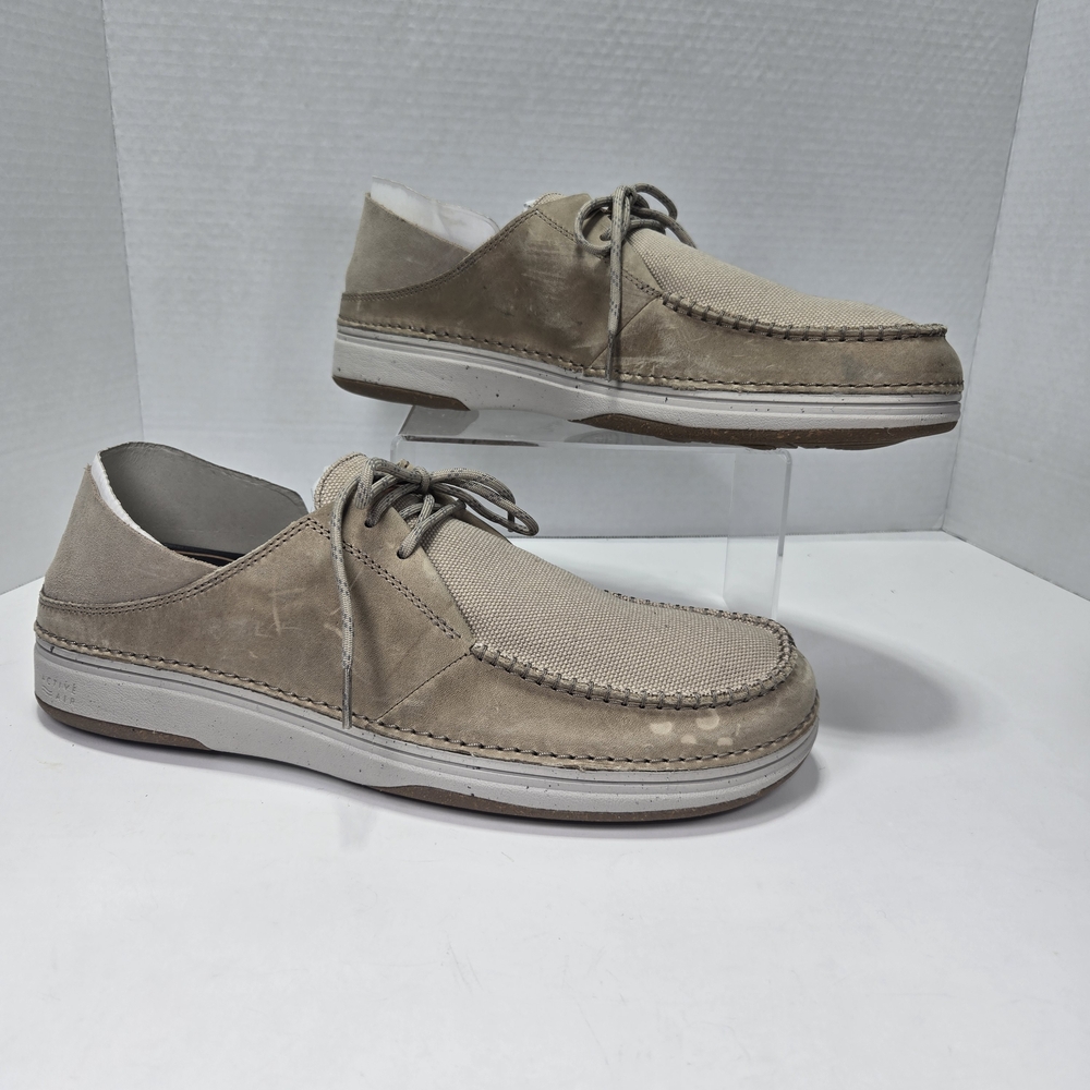 Clarks Nature 5 Moc Nubuck Leather Boat Moccasins Shoes Men's Size 13